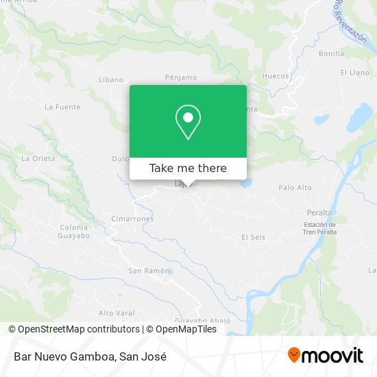 Bar Nuevo Gamboa map