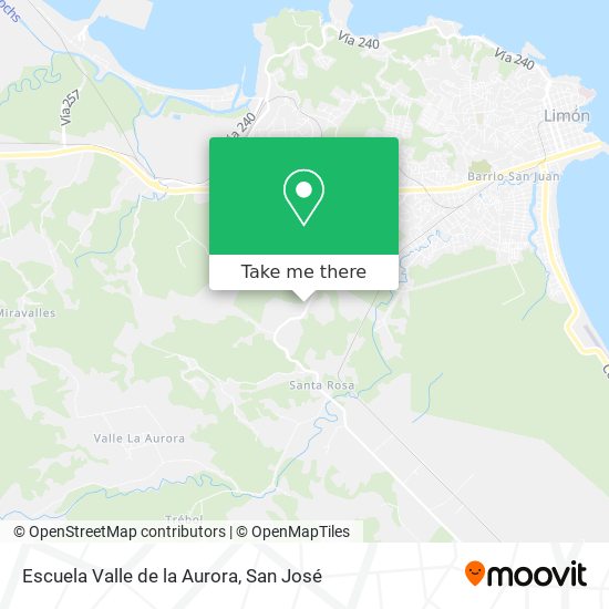 Mapa de Escuela Valle de la Aurora