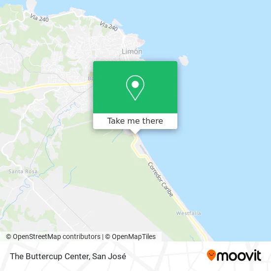 The Buttercup Center map