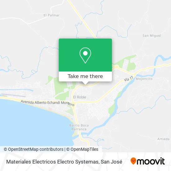 Materiales Electricos Electro Systemas map