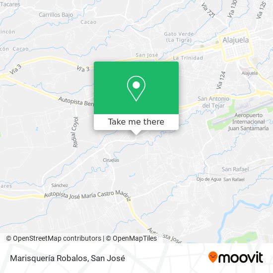Mapa de Marisquería Robalos