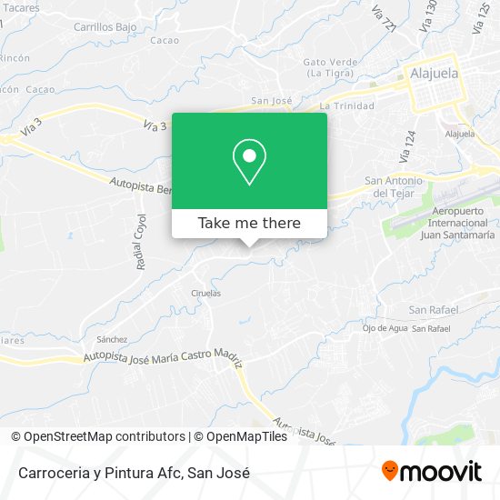 Carroceria y Pintura Afc map