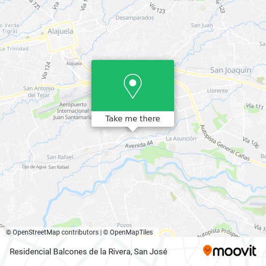 Residencial Balcones de la Rivera map