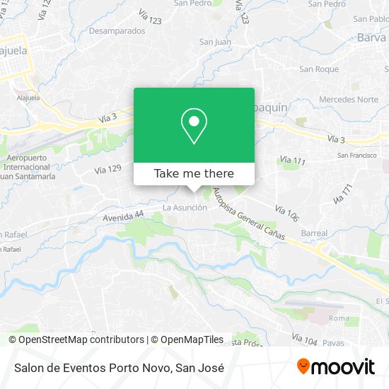 Salon de Eventos Porto Novo map