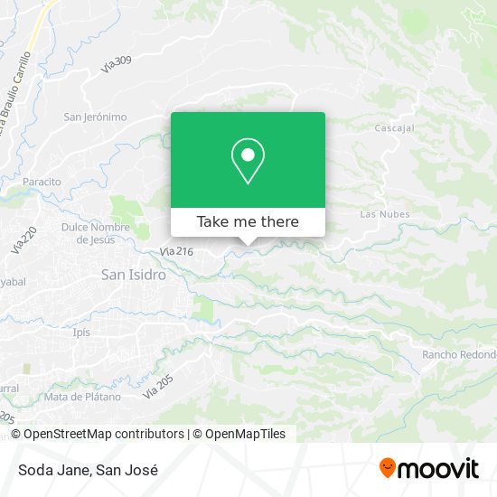 Mapa de Soda Jane