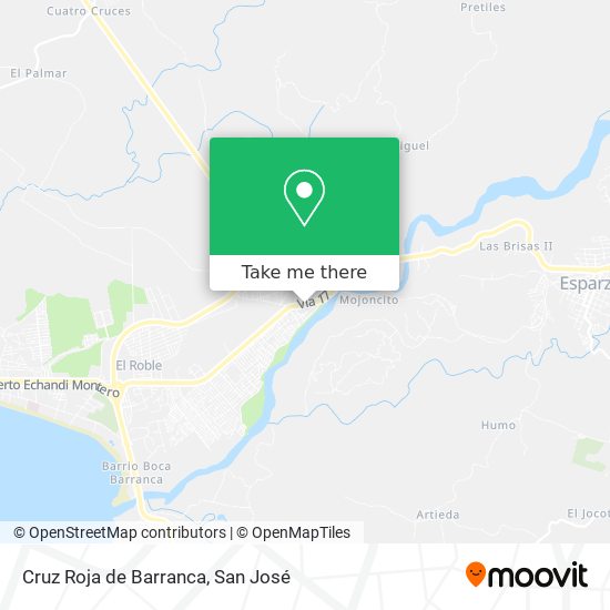 Cruz Roja de Barranca map