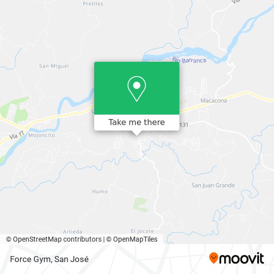 Mapa de Force Gym