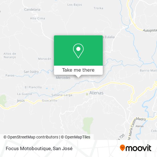 Mapa de Focus Motoboutique