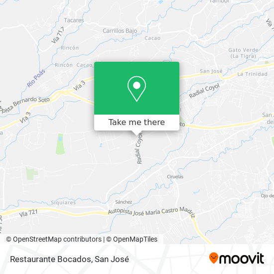 Restaurante Bocados map