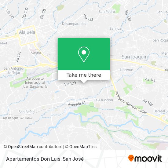 Mapa de Apartamentos Don Luis