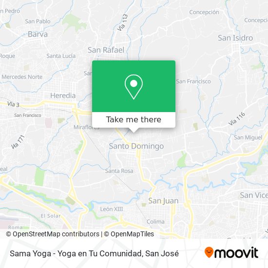 Mapa de Sama Yoga - Yoga en Tu Comunidad