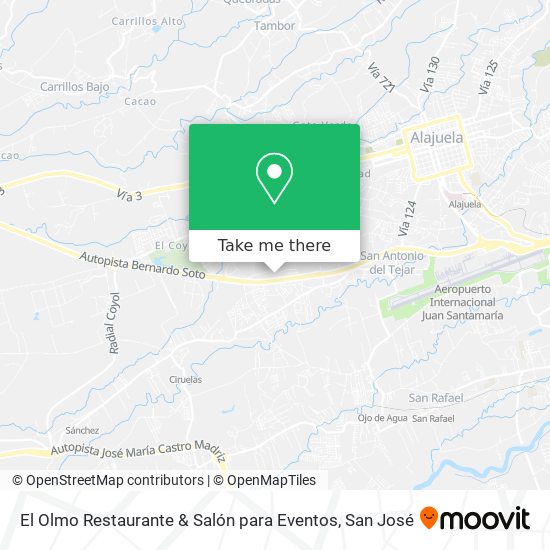 El Olmo Restaurante & Salón para Eventos map