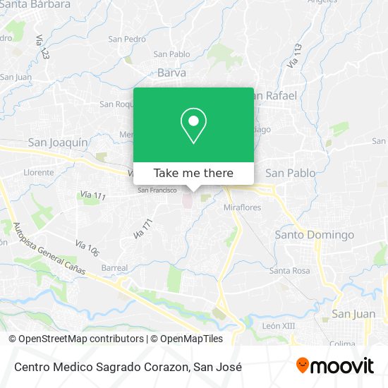 Centro Medico Sagrado Corazon map