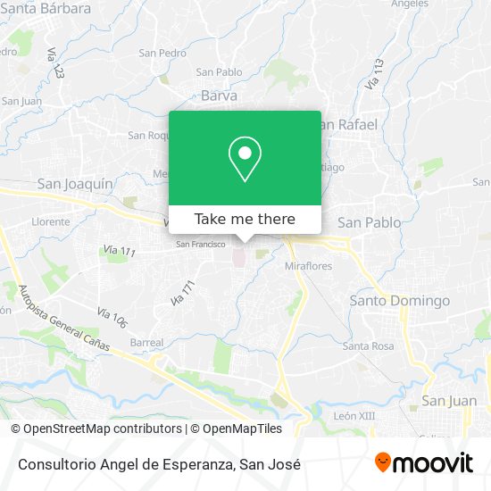 Mapa de Consultorio Angel de Esperanza