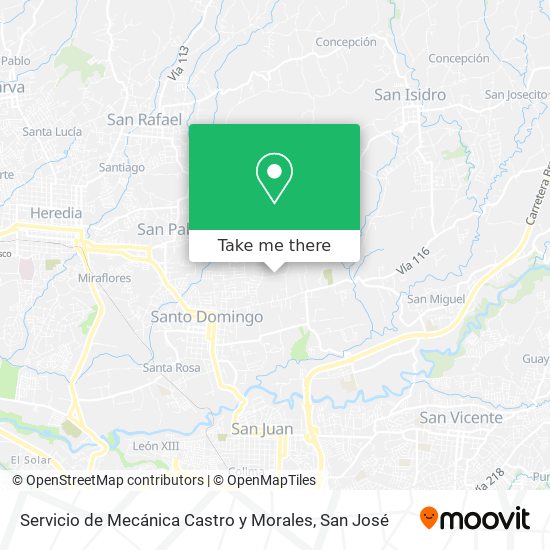 Servicio de Mecánica Castro y Morales map