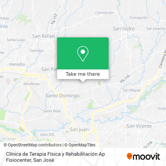 Clínica de Terapia Física y Rehabilitación Ap Fisiocenter map