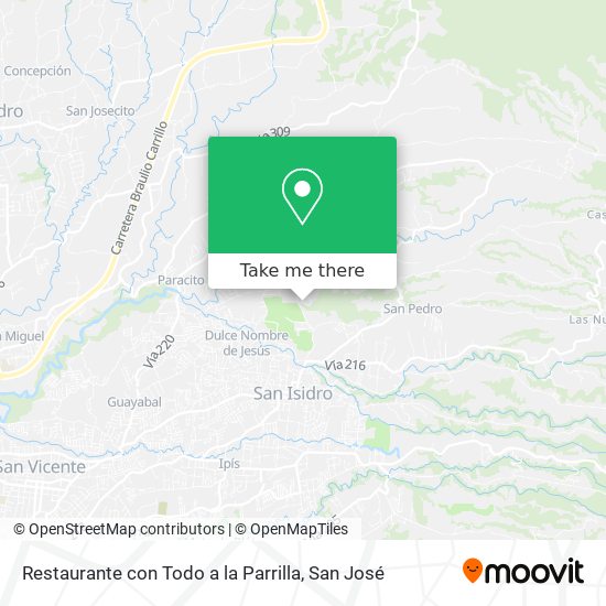 Restaurante con Todo a la Parrilla map