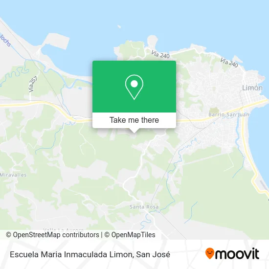 Escuela Maria Inmaculada Limon map
