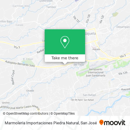 Marmoleria Importaciones Piedra Natural map
