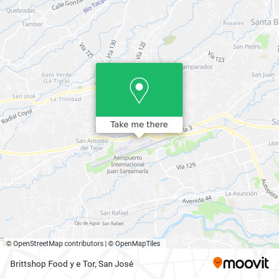 Brittshop Food y e Tor map