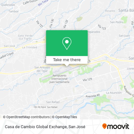 Casa de Cambio Global Exchange map