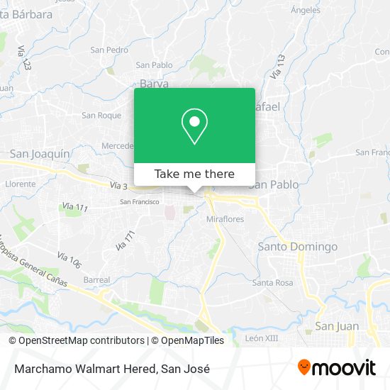 Marchamo Walmart Hered map