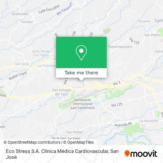 Mapa de Eco Stress S.A. Clínica Médica Cardiovascular