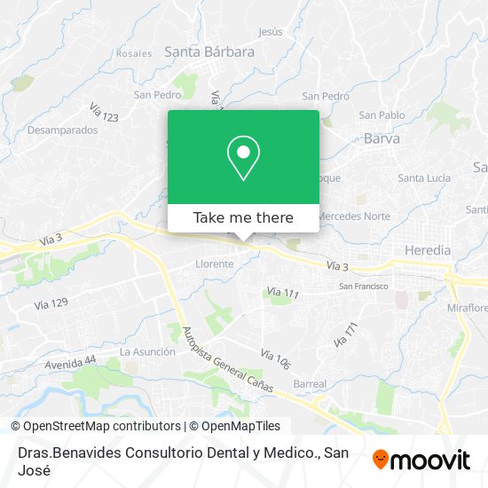 Dras.Benavides Consultorio Dental y Medico. map