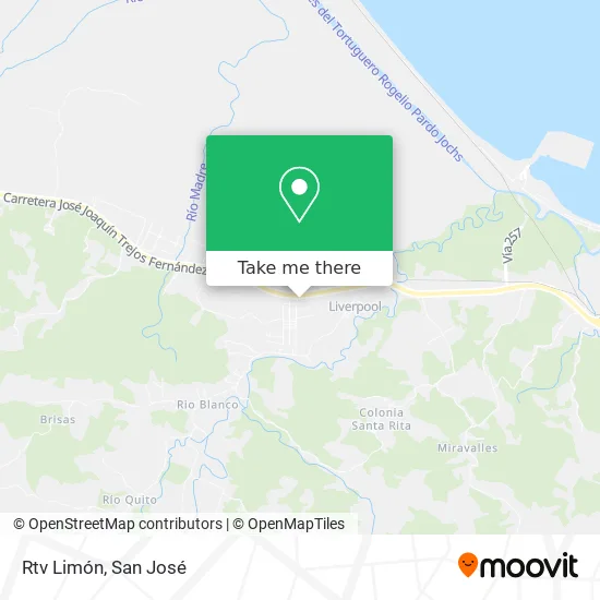 Rtv Limón map