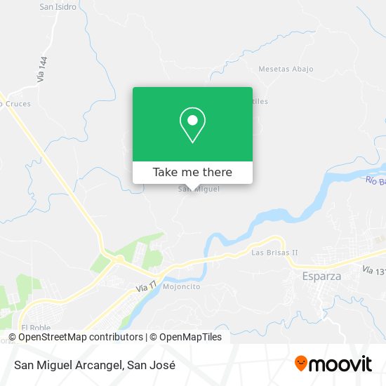 Mapa de San Miguel Arcangel
