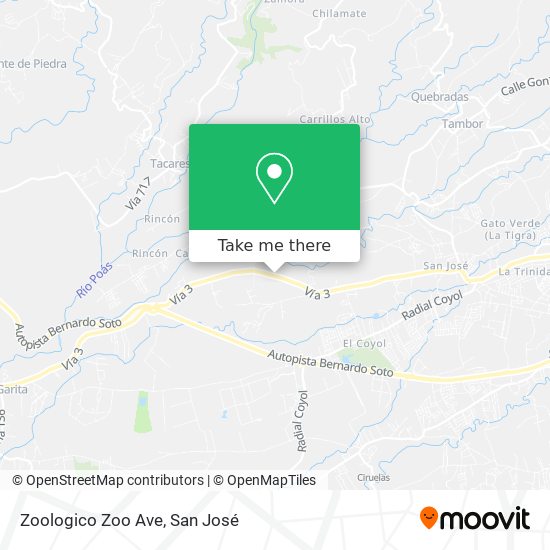 Mapa de Zoologico Zoo Ave