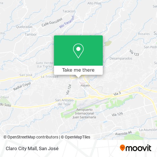 Claro City Mall map