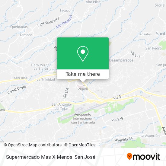 Supermercado Mas X Menos map