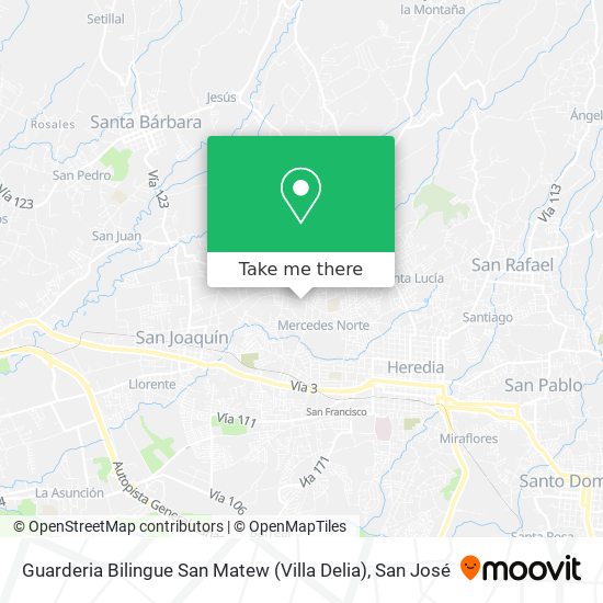 Guarderia Bilingue San Matew (Villa Delia) map