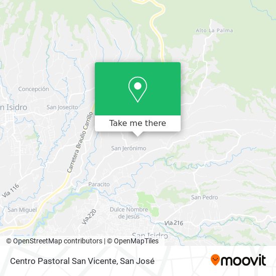 Centro Pastoral San Vicente map