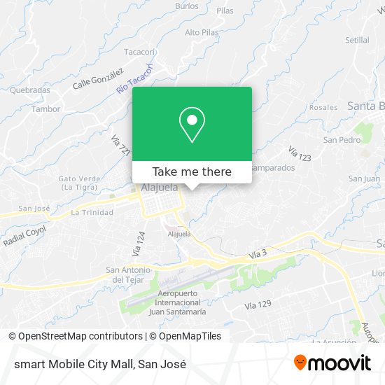 smart Mobile City Mall map