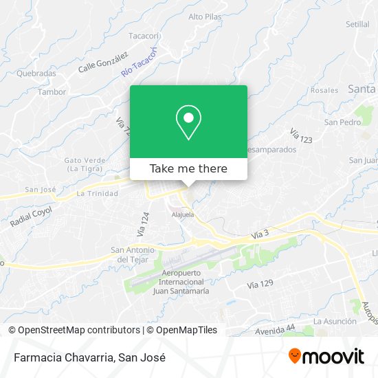 Farmacia Chavarria map