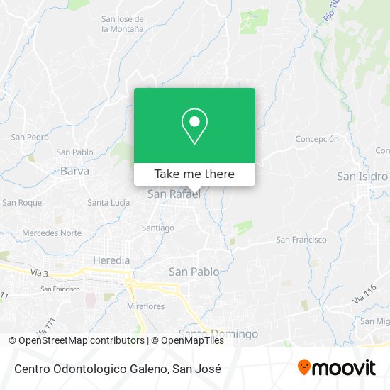Centro Odontologico Galeno map