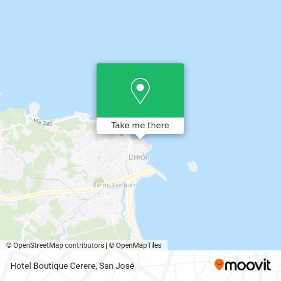 Hotel Boutique Cerere map