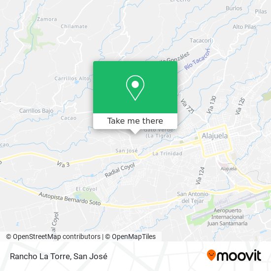 Rancho La Torre map