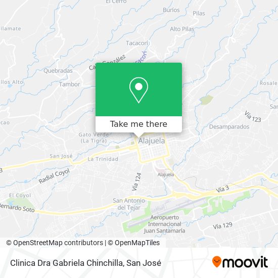 Clinica Dra Gabriela Chinchilla map
