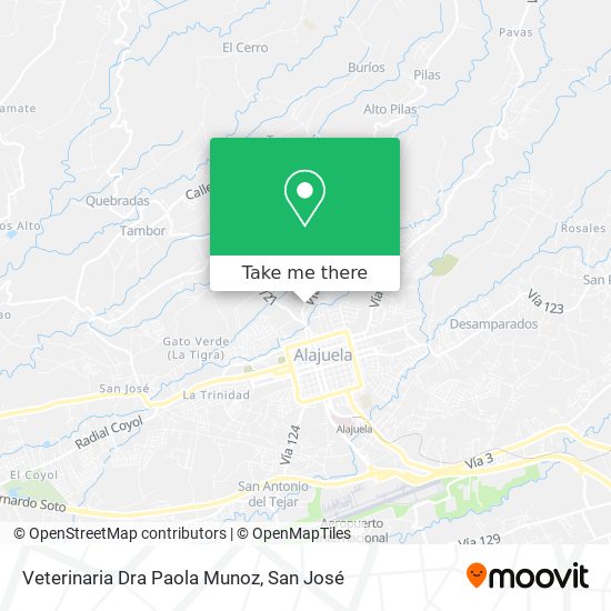 Veterinaria Dra Paola Munoz map