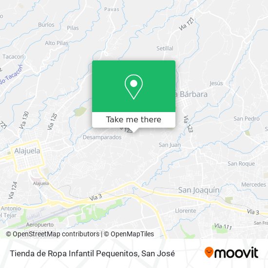 Tienda de Ropa Infantil Pequenitos map