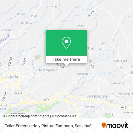 Taller Enderezado y Pintura Zumbado map