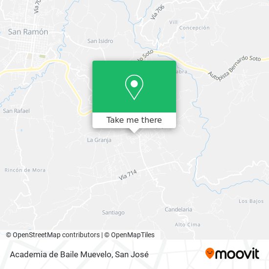Academia de Baile Muevelo map