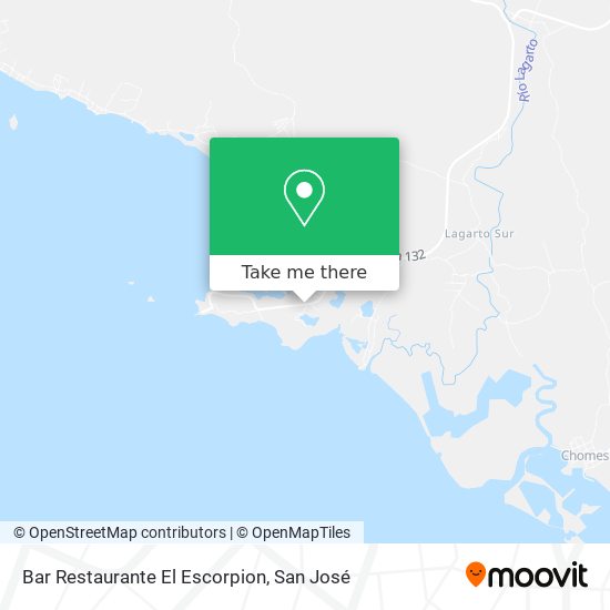 Bar Restaurante El Escorpion map