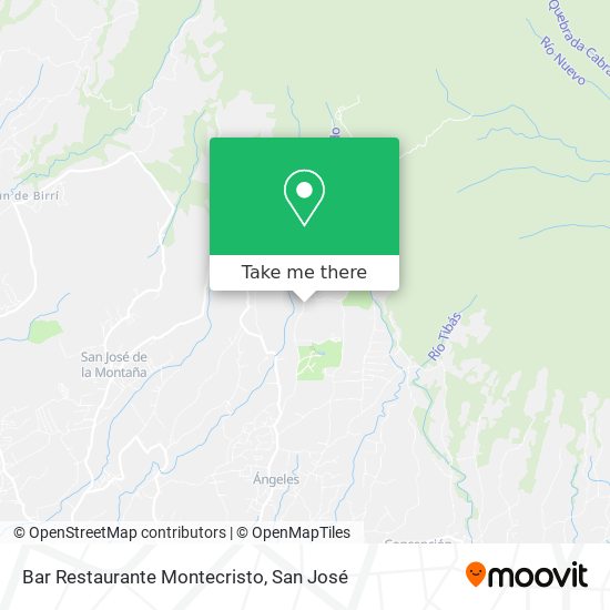 Mapa de Bar Restaurante Montecristo