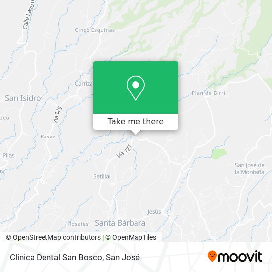 Clinica Dental San Bosco map