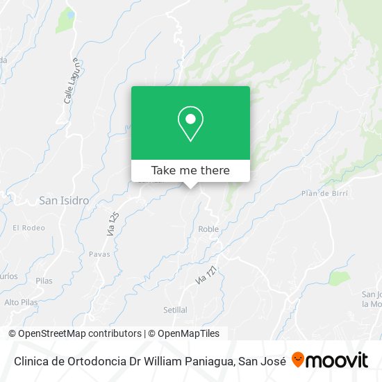 Clinica de Ortodoncia Dr William Paniagua map