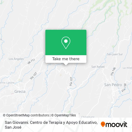 San Giovanni. Centro de Terapia y Apoyo Educativo map